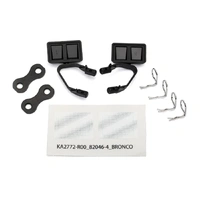Traxxas Mirrors, Side, Black (L&R) Retainers (2)