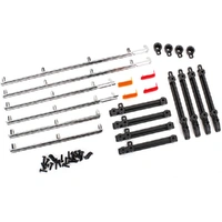 Traxxas Side Trim, L&R (Chr) Retainers/Led Lens