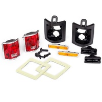 Traxxas Tail Lights, L&R, Tail Light Retainers, Side Marker Lights (2)