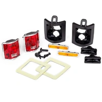 Traxxas Tail Lights, L&R, Tail Light Retainers, Side Marker Lights (2)