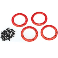 Traxxas Beadlock Rings, Red (2.2")