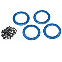 Traxxas Beadlock Rings, Blue (2.2")