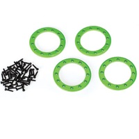 Traxxas Beadlock Rings, Green 1.9', Alumimum (4)