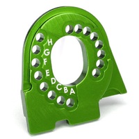 Traxxas Motor Mount Plate, TRX-4, 6061-T6 Alum, Green-Anod