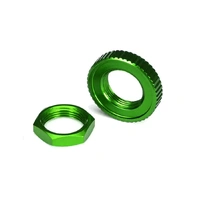 Traxxas Servo Saver Nuts, Alumin, Green-Anod