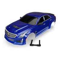 Traxxas Body, Cadillac Cts-V, Blue (Painted, Decals Applied)