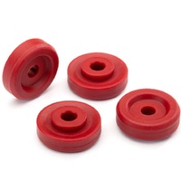 Traxxas Wheel Washers, Red (4)