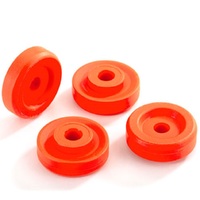 Traxxas Wheel Washers, Orange (4)