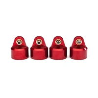 Traxxas Shock Caps, Aluminium (Red-Anod) Gt-Maxx Shocks (4)