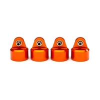 Traxxas Shock Caps, Aluminium (Orange-Anod) Gt-Maxx Shocks (4)