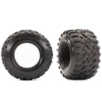Traxxas Tires, Maxx All-Terrain 2.8' (2)/ Foam Inserts (2)
