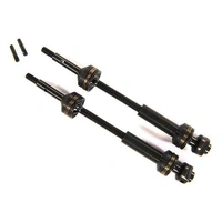 Traxxas Rear Steel-Spline Constant-Velocity Driveshafts (2) (Complete Assembly)
