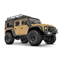 Traxxas 1/18 TRX-4M Land Rover Defender Brushed 4WD RC Rock Crawler Tan