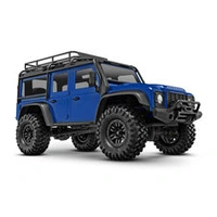 Traxxas 1/18 TRX-4M Land Rover Defender RC Rock Crawler (Blue)