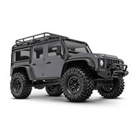 Traxxas 1/18 TRX-4M Land Rover Defender RC Rock Crawler (Silver)