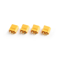 Tornado RC XT-60 Plug Male(Male bullet with female housing)4pcs/bag