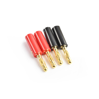 Tornado RC 4.0mm gold connector,red&black 2pairs/bag