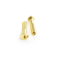 Tornado RC 4.0mm Low Profile Gold Plated connector Male 2pcs/bag