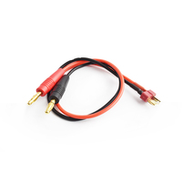 Tornado RC Male Deans plug to 4.0mm connector charging cable16AWG 30cm silicone wire 