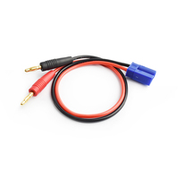 Tornado RC EC5 CHARGER LEADS 14#SIL 30CM