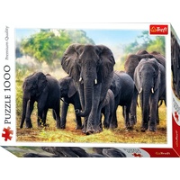 Trefl 1000pc African Elephants Jigsaw Puzzle