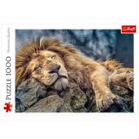 Trefl 1000pc Sleeping Lion Jigsaw Puzzle