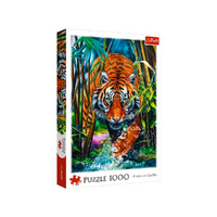 Trefl 1000pc Grasping Tiger Jigsaw Puzzle