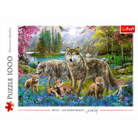 Trefl 1000pc Lupine Family Jigsaw Puzzle