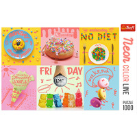 Trefl 1000pc Neon Colour Sweet Week Jigsaw Puzzle