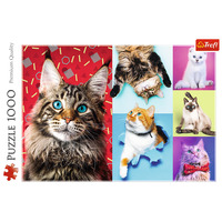 Trefl 1000pc Happy Cats Jigsaw Puzzle