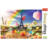 Trefl 1000pc Funny Cities, Sweet Paris Jigsaw Puzzle