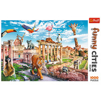 Trefl 1000pc Funny Cities, Wild Rome Jigsaw Puzzle