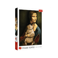 Trefl 1000pc Lady With a Cat Jigsaw Puzzle