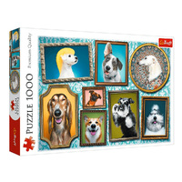 Trefl 1000pc Doggies Gallery Jigsaw Puzzle