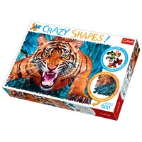 Trefl Crazy Shapes! Facing A Tiger Jigsaw Puzzle