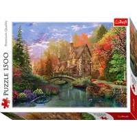 Trefl 1500pc Cottage By The Lake Jigsaw Puzzle