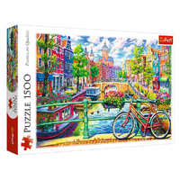 Trefl 1500pc Amsterdam Canal Jigsaw Puzzle