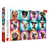 Trefl 2000pc Funny Dog Potraits Jigsaw Puzzle