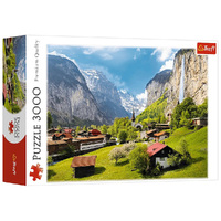 Trefl 3000pc Lauterbrunnen, Switzerland Jigsaw Puzzle