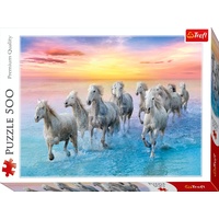 Trefl 500pc Galloping White Horses Jigsaw Puzzle