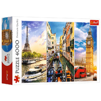Trefl 4000pc Trip Around Europe Jigsaw Puzzle