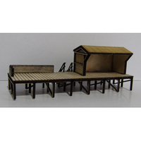 Trackside Models N Coaling Platform Laser Cut Scenery Kit