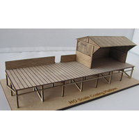 Trackside Models HO Coaling Platform Laser Cut Scenery Kit