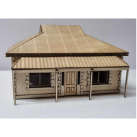 Trackside Models HO Federation Cottage Laser Cut Scenery Kit