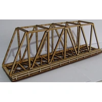 Trackside Models HO Single Truss Bridge Laser Cut Scenery Kit