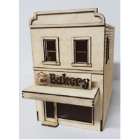 Trackside Models HO Bakery Laser Cut Scenery Kit