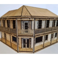 Trackside Models HO Terminus Pub Laser Cut Scenery Kit