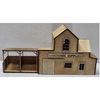 Trackside Models HO Hardware Store Laser Cut Scenery Kit