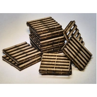 Trackside Models HO Pallets Laser Cut Scenery Kit