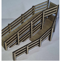 Trackside Models HO Sheep & Ramp Yard Laser Cut Scenery Kit